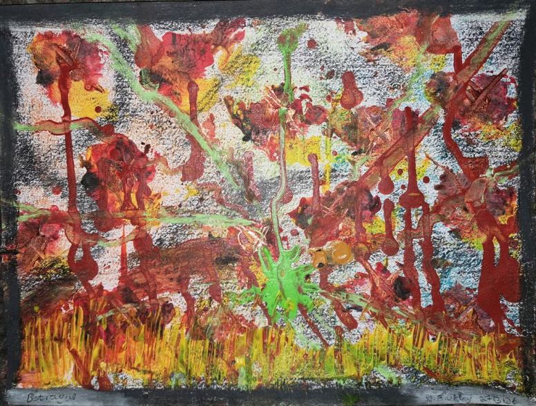 Abstract painting: Betrayal